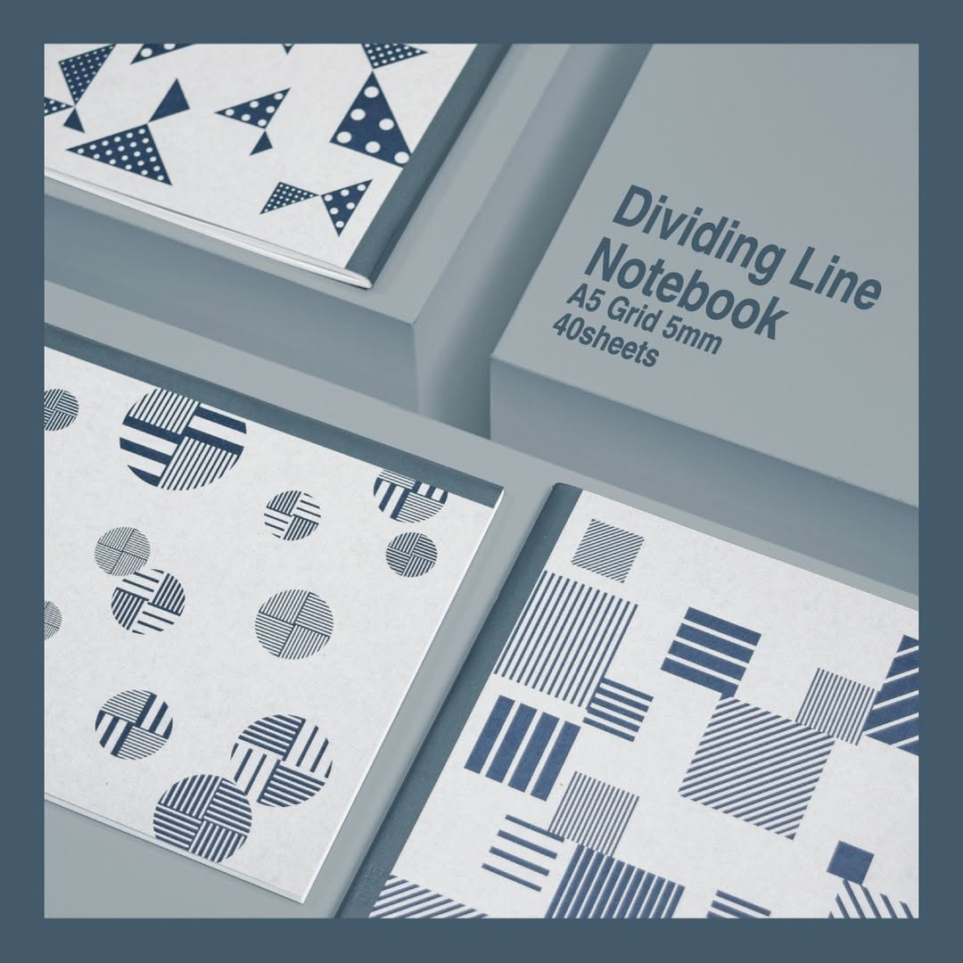 ダイソー 分割ライン付きノート A5 方眼