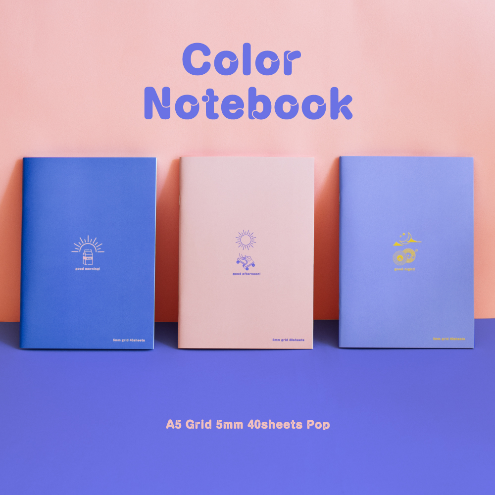 カラーノート ポップ 方眼 A5