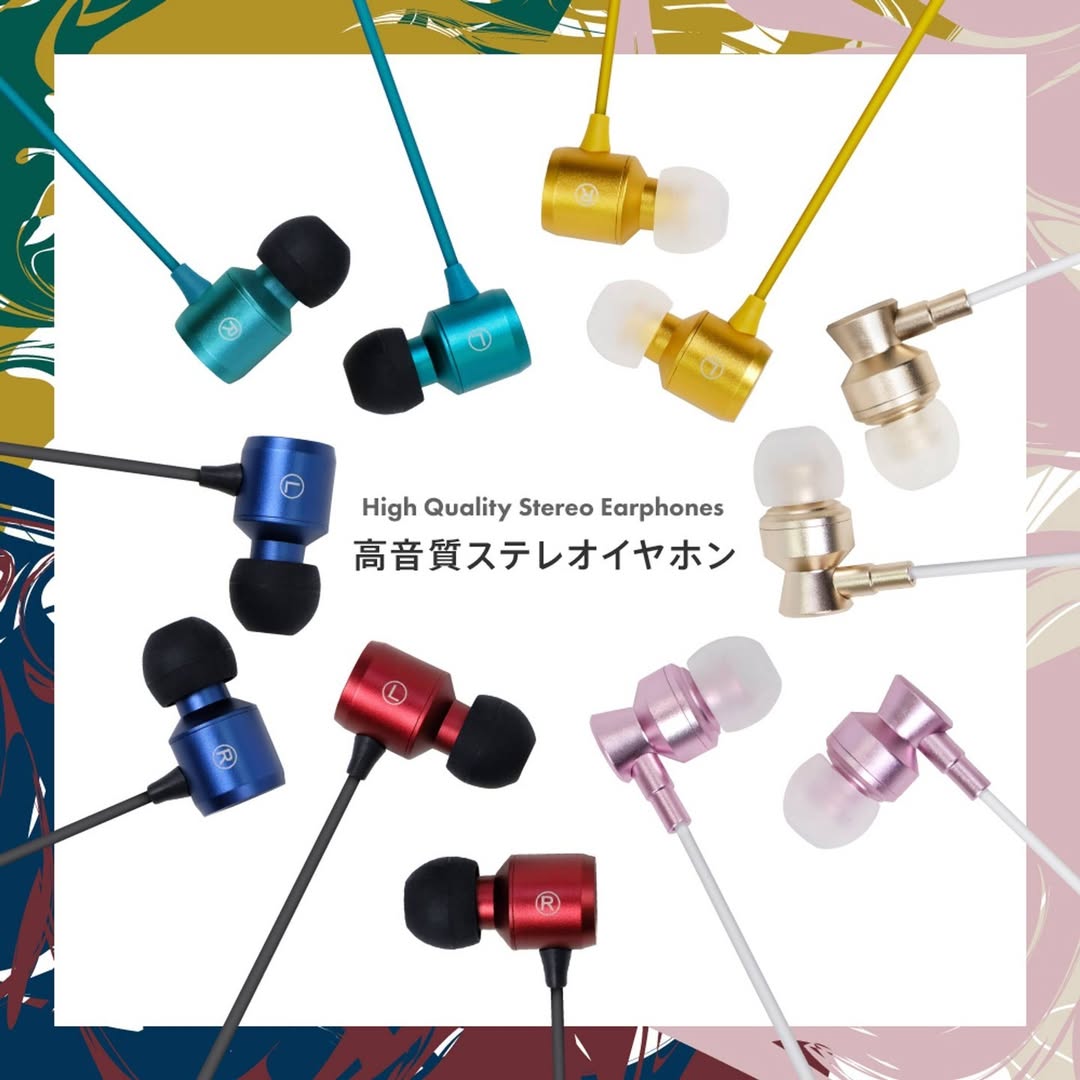 ダイソー 高音質ステレオイヤホン マイク付