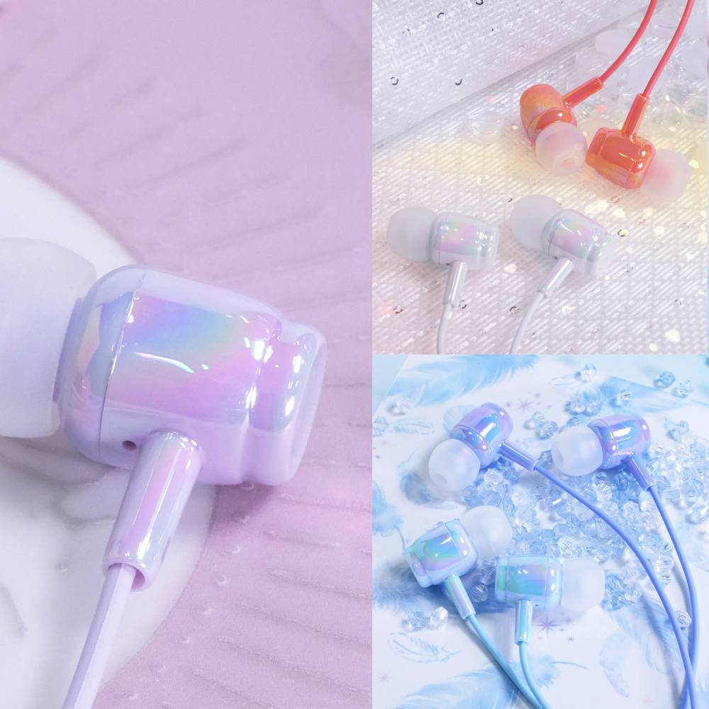 ダイソー オーロラカラーステレオイヤホン