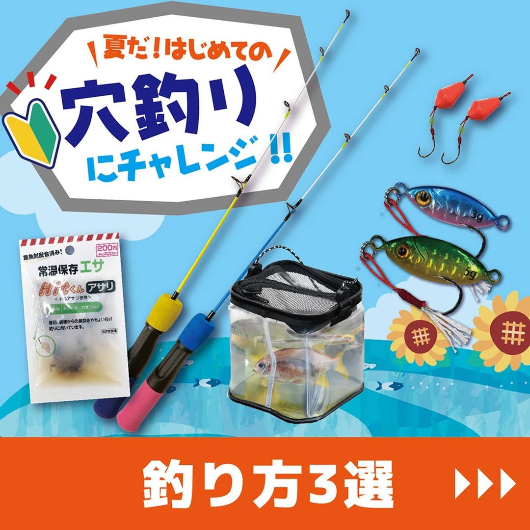 ダイソー 穴釣り用品