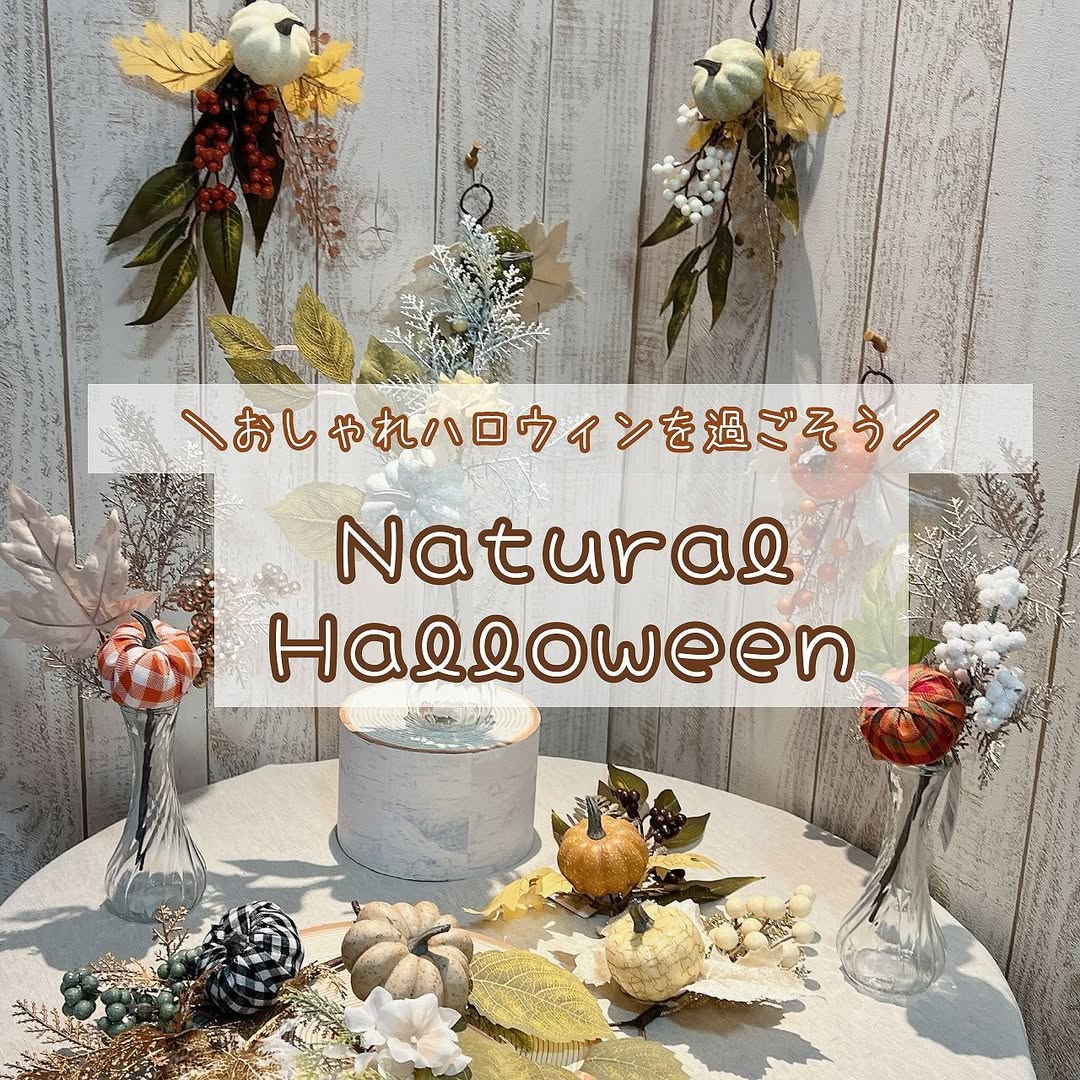 ダイソー ナチュラルカラー ハロウィン装飾