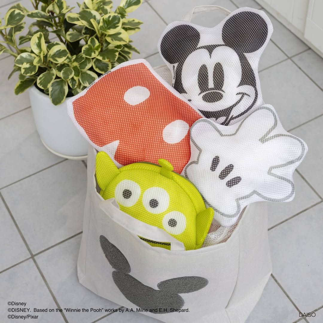 ダイソー ディズニー 洗濯ネット