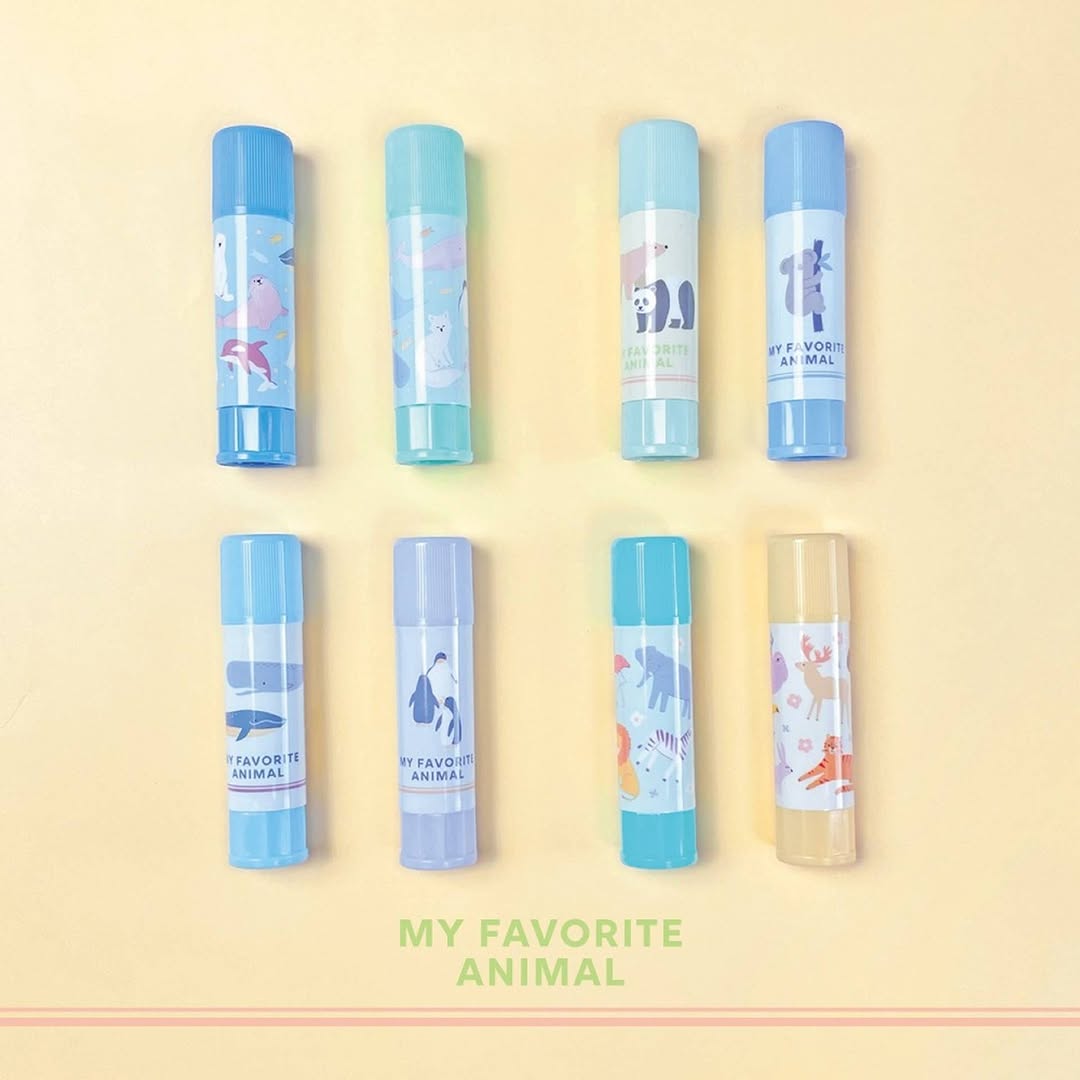 ダイソー 動物柄 スティックのり