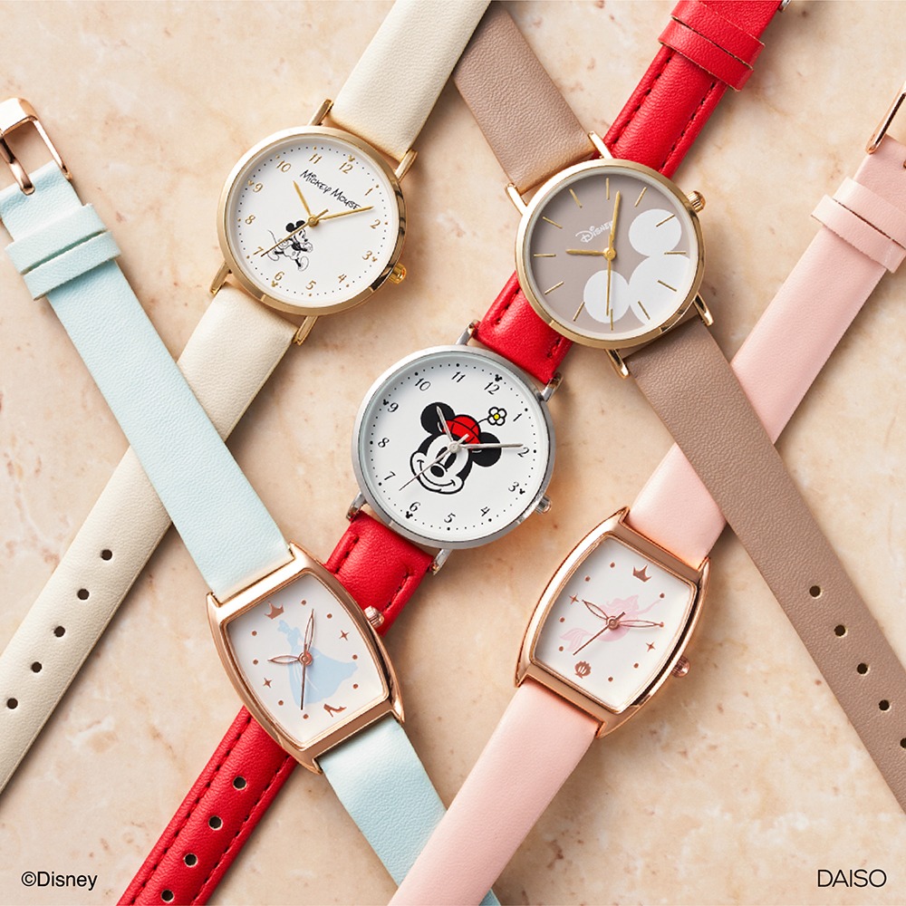 ダイソー ディズニー レディース腕時計