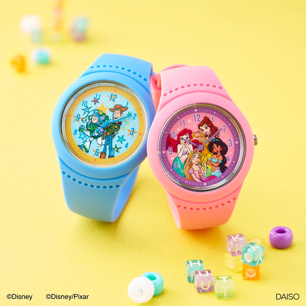 ダイソー ディズニー キッズ腕時計