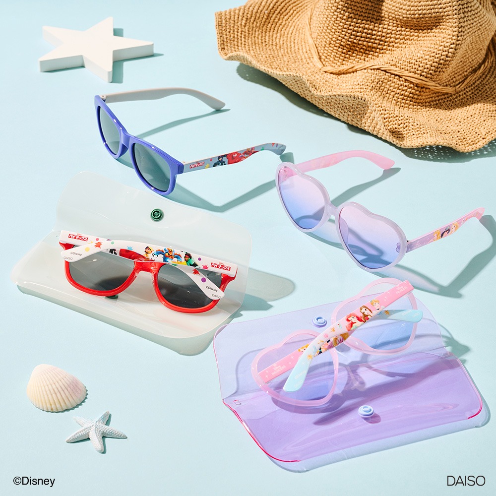 ダイソー ディズニー キッズサングラス