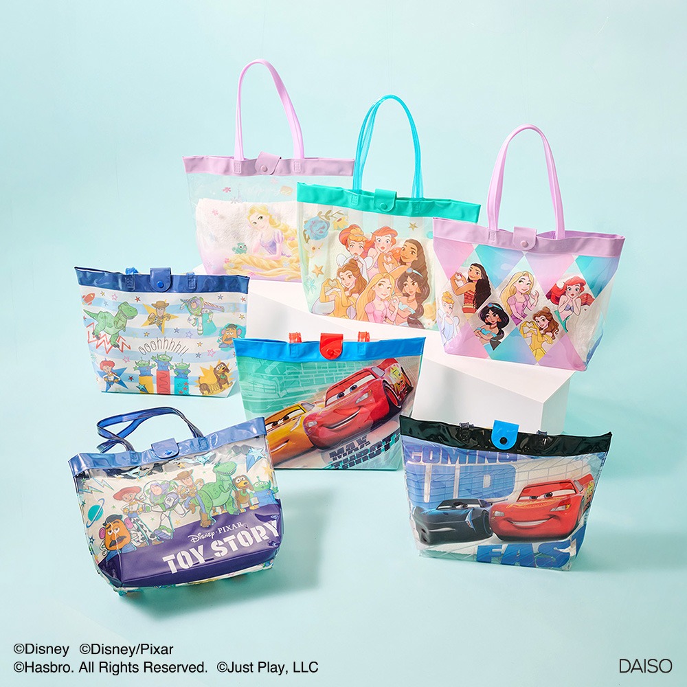 ディズニーデザインのビニールバッグ