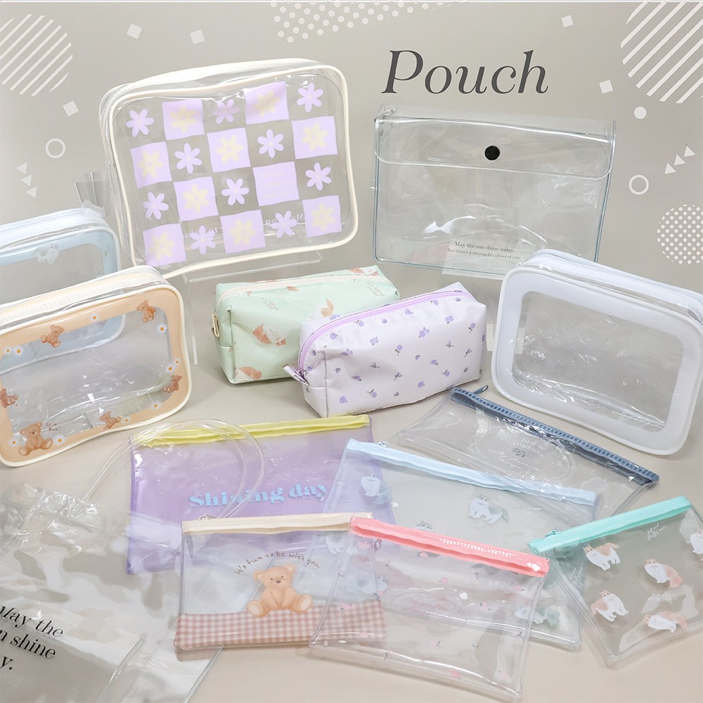 ダイソーのシンプルで使いやすいポーチ