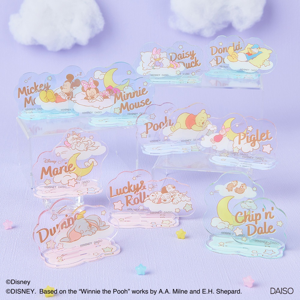 ディズニーデザインのアクリルスタンド