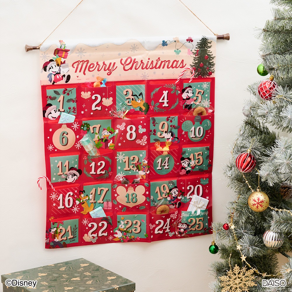 ダイソーのディズニーデザイングッズ クリスマス雑貨