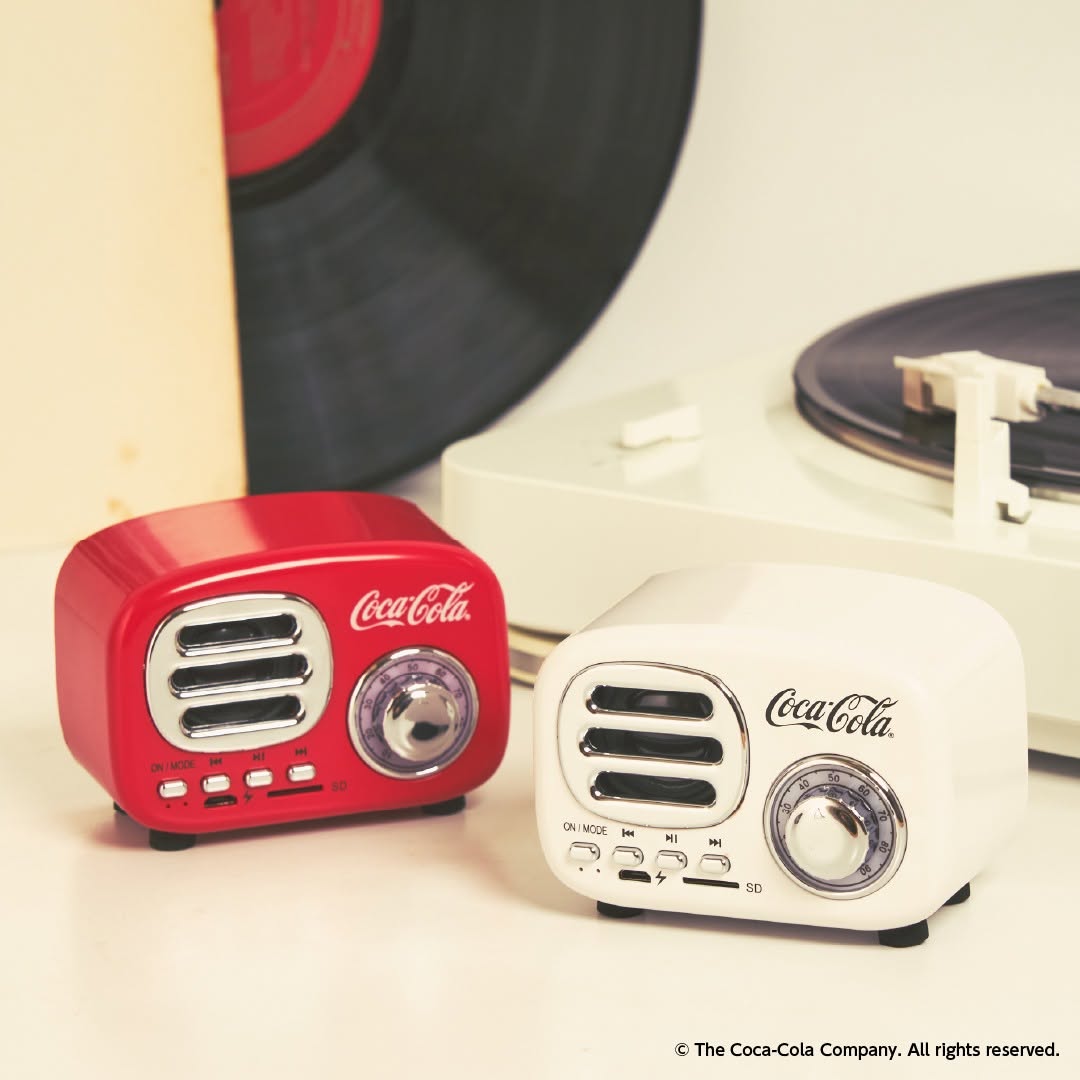 コカ･コーラデザインのブルートゥーススピーカー