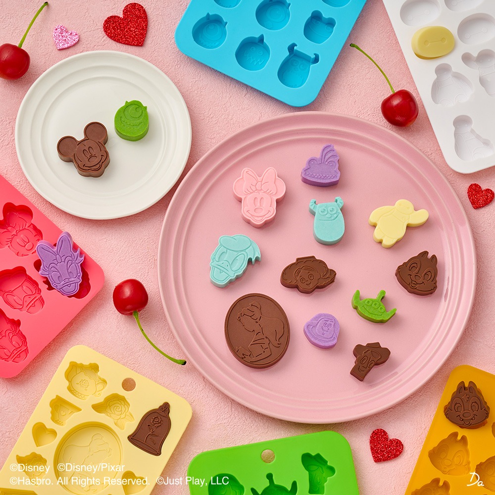 ダイソー ディズニーデザイン シリコーンチョコレートモールド