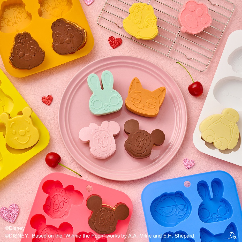 ディズニーデザインのシリコーンケーキモールド
