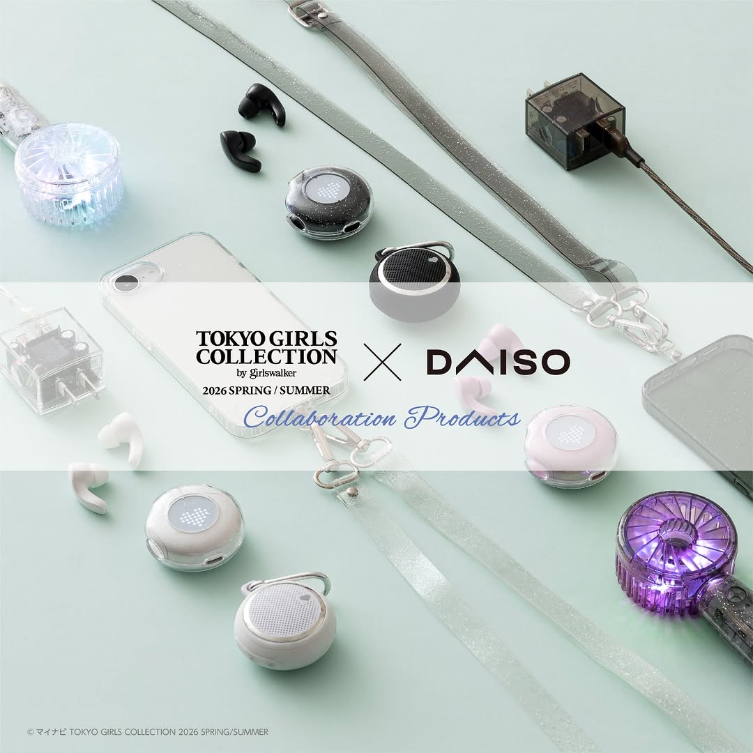 DAISO×TGC 透明かわいいスマホ＆ガジェットアイテム