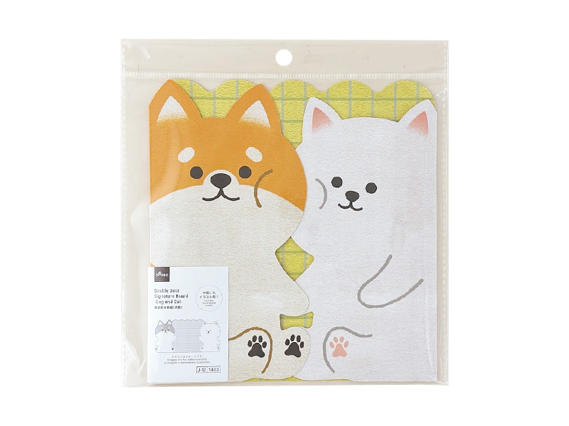 観音開き色紙（犬猫） ダイソー(DAISO)