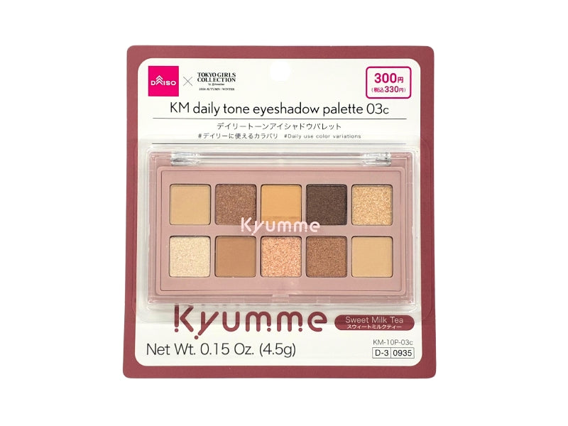 ＫＭ デイリートーンアイシャドウパレット ０３ｃ ダイソー(DAISO)