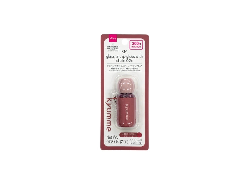 ＫＭ チェーン付きグラスティントリップグロス ０２ｃ ダイソー(DAISO)
