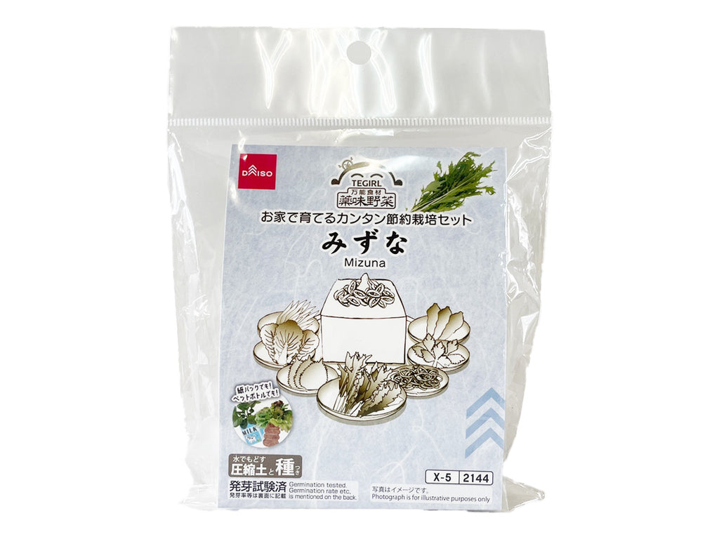 栽培セット みずな ダイソー(DAISO)