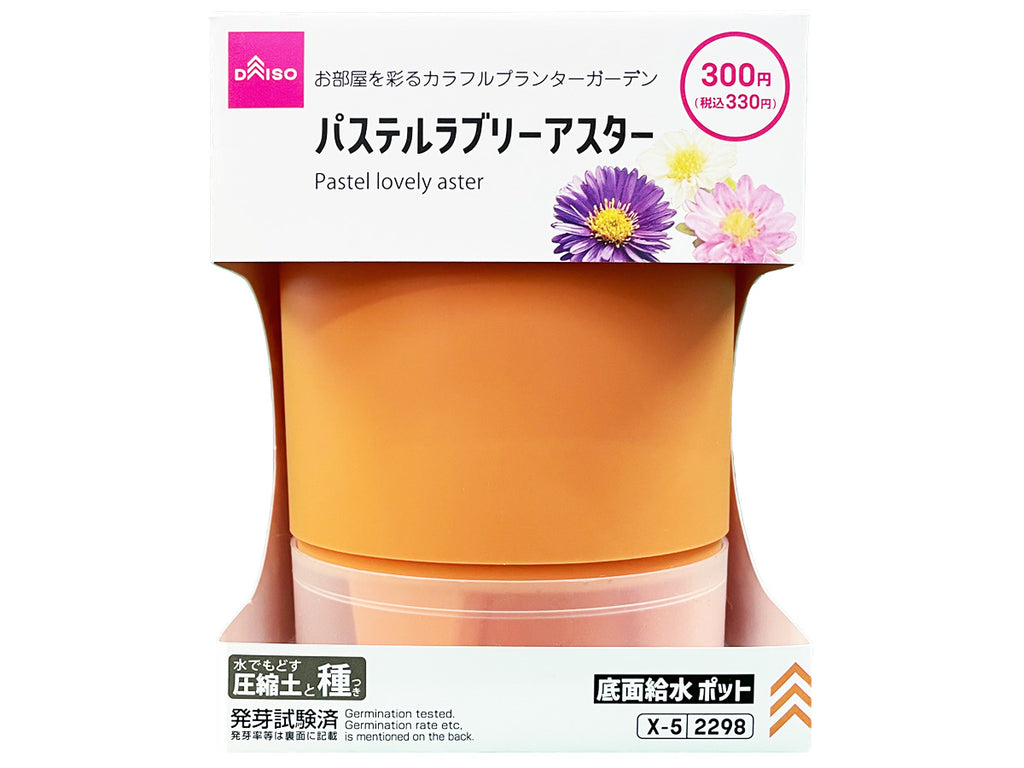 栽培セット パステルラブリーアスター ダイソー(DAISO)
