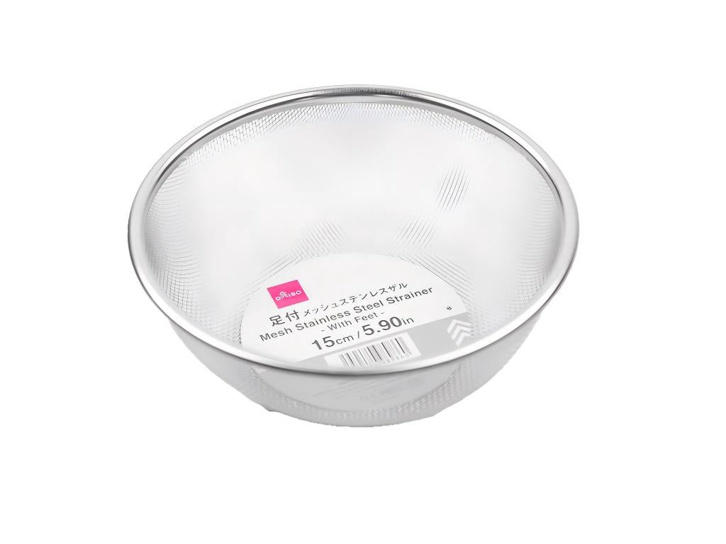メッシュステンレスザル（足付） ダイソー(DAISO)