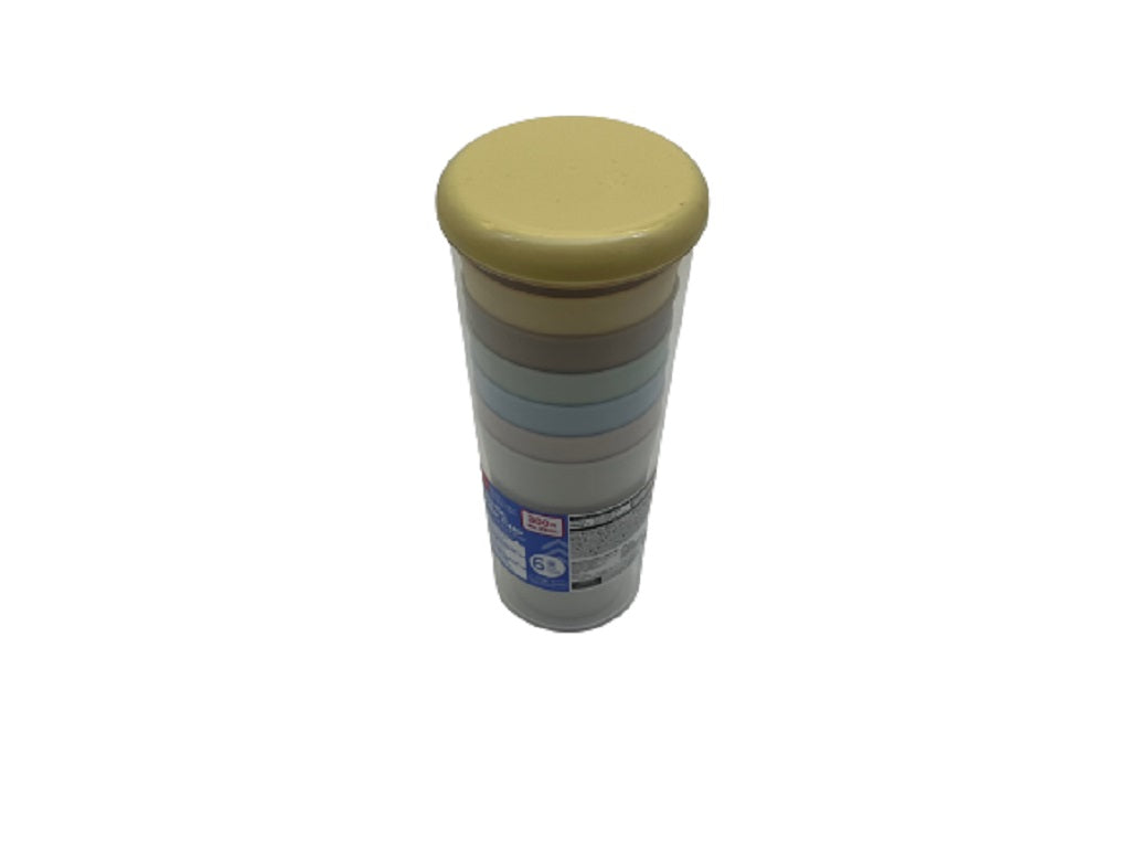 プラスチックカラーコップ（６個） ダイソー(DAISO)
