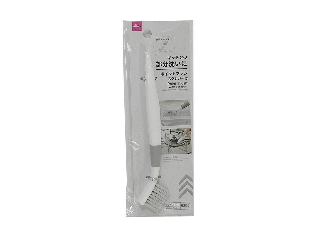 ポイントブラシ（スクレパー付） ダイソー(DAISO)