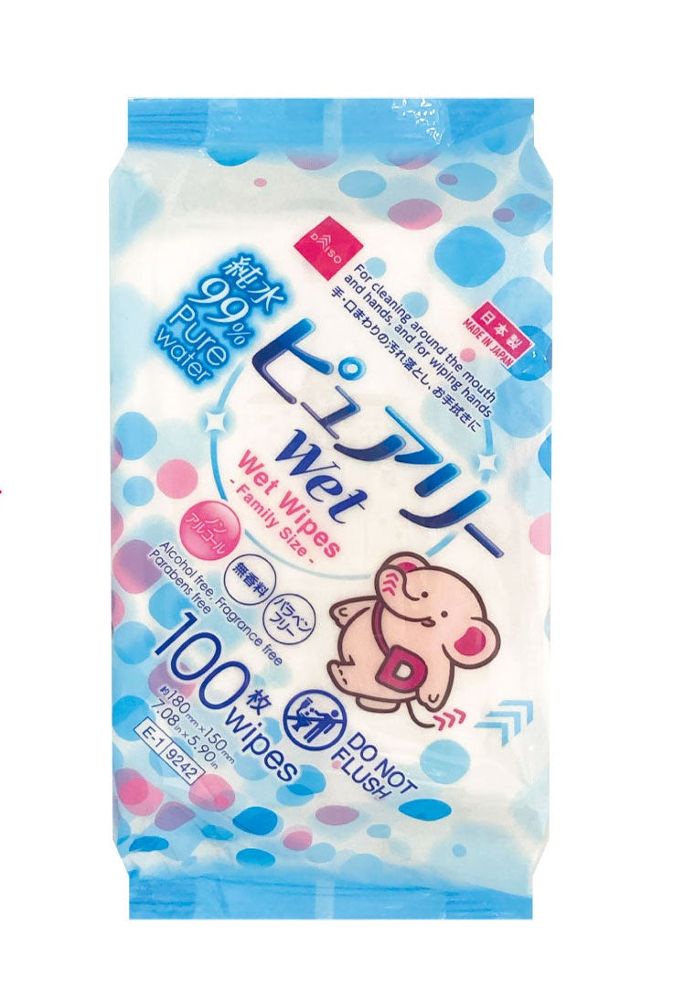 ピュアリーウェット（ファミリー、１００枚、だいぞう） ダイソー(DAISO)