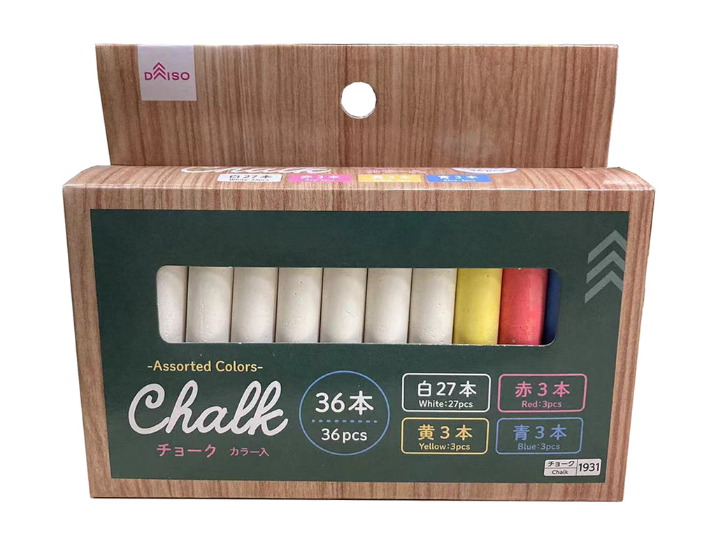 チョーク（カラー入、３６本） ダイソー(DAISO)