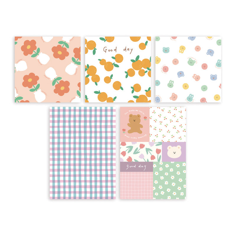 デザインペーパー（ゆるかわ） ダイソー(DAISO)