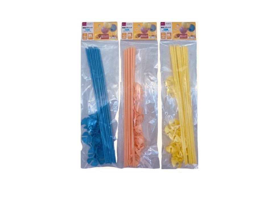 風船スティック（１５個、カラー） ダイソー(DAISO)