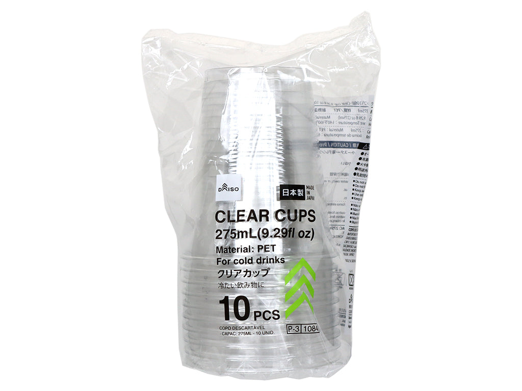 クリアカップ（１０個） ダイソー(DAISO)