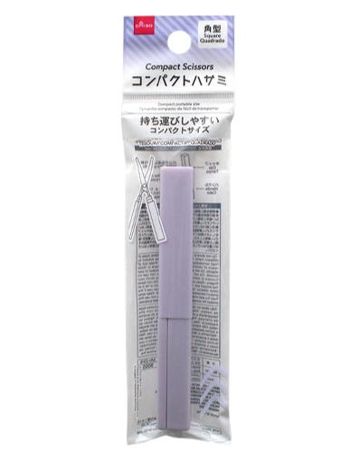 コンパクトハサミ（角型、パープル） ダイソー(DAISO)