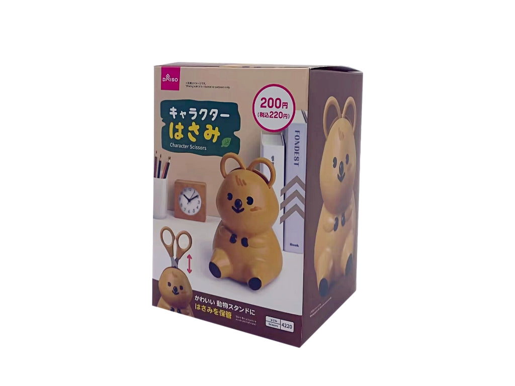 キャラクターはさみ（クオッカ、スタンド付） ダイソー(DAISO)