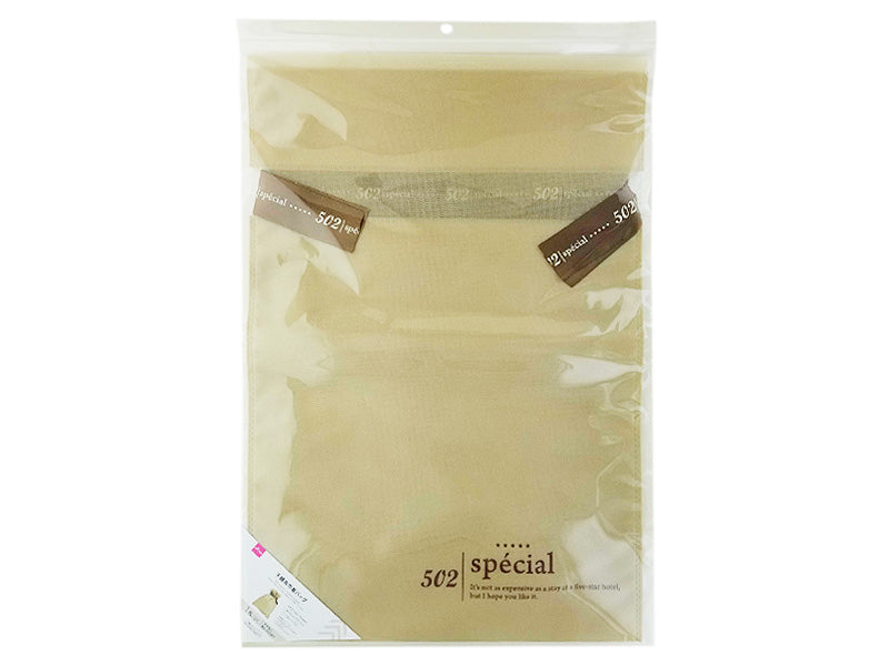 不織布巾着バッグ（ホテルライク、プリントリボン） ダイソー(DAISO)
