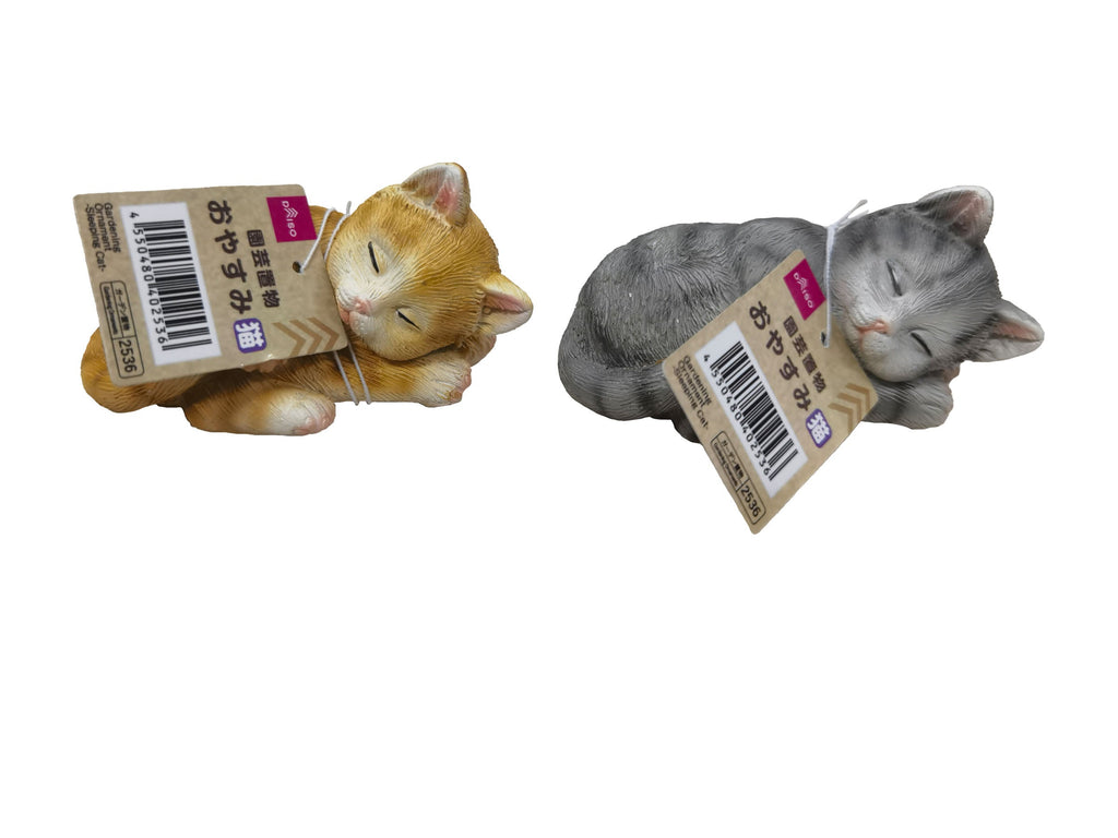 園芸置物（おやすみ猫） ダイソー(DAISO)