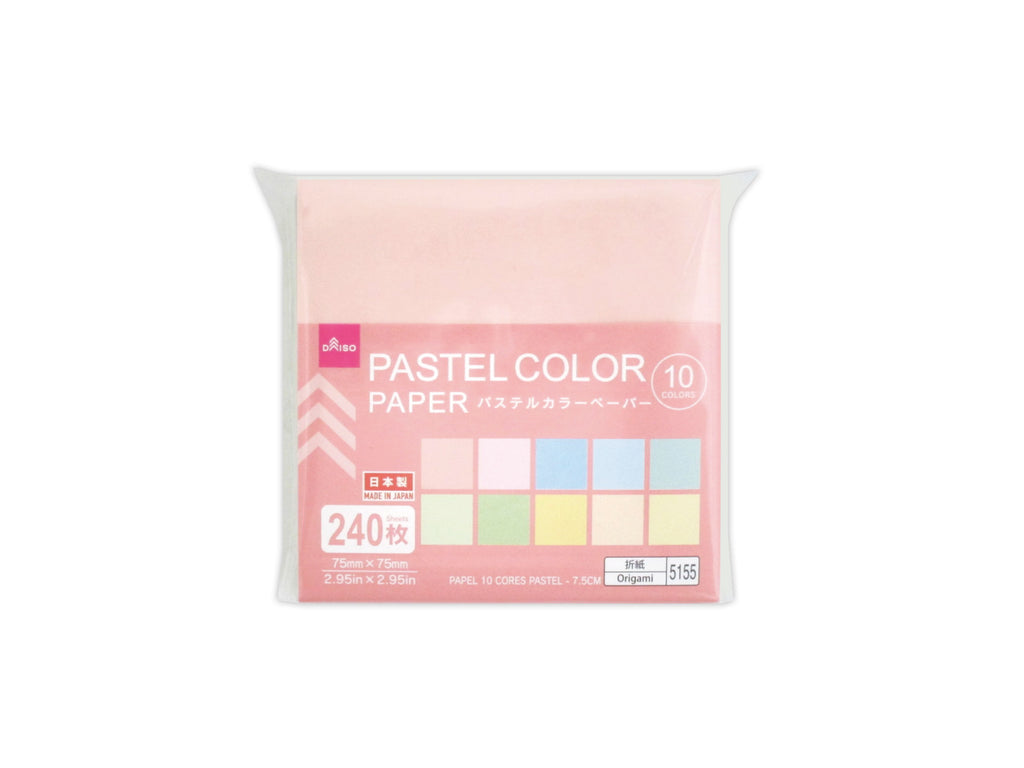 パステルカラーペーパー（１０色） ダイソー(DAISO)