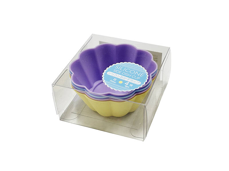 シリコンおかずカップ（花、４枚） ダイソー(DAISO)