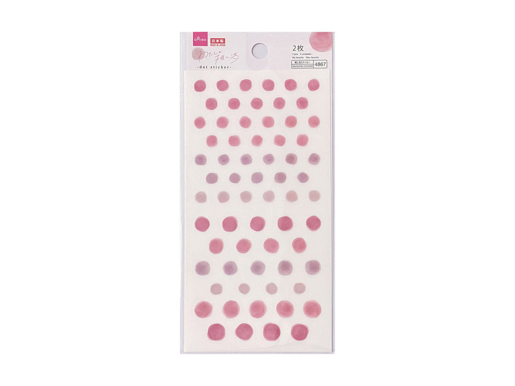 わたしの推し活ＤＯＴステッカー（ピーチピンク） ダイソー(DAISO)