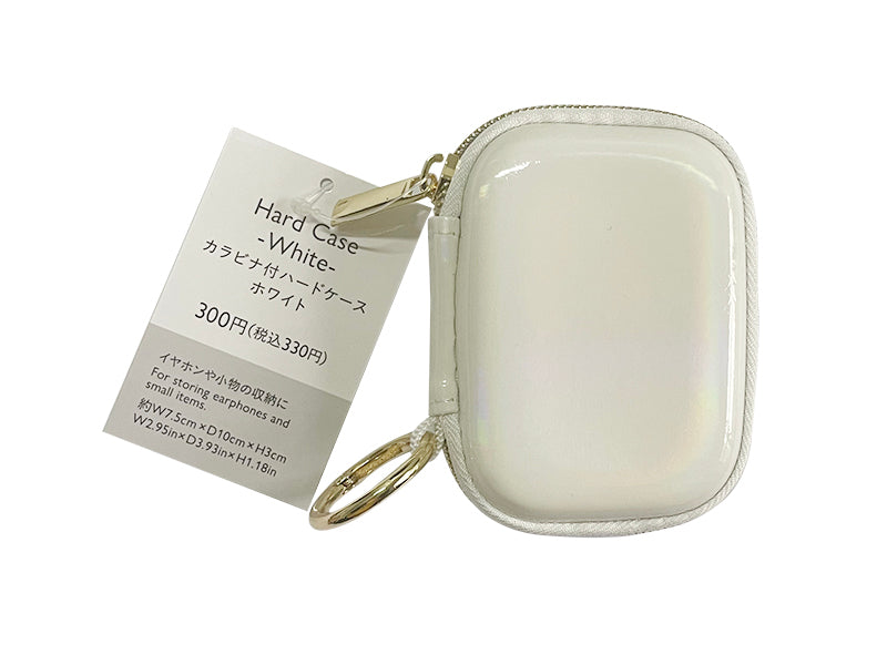 カラビナ付ハードケース（ＷＨ） ダイソー(DAISO)