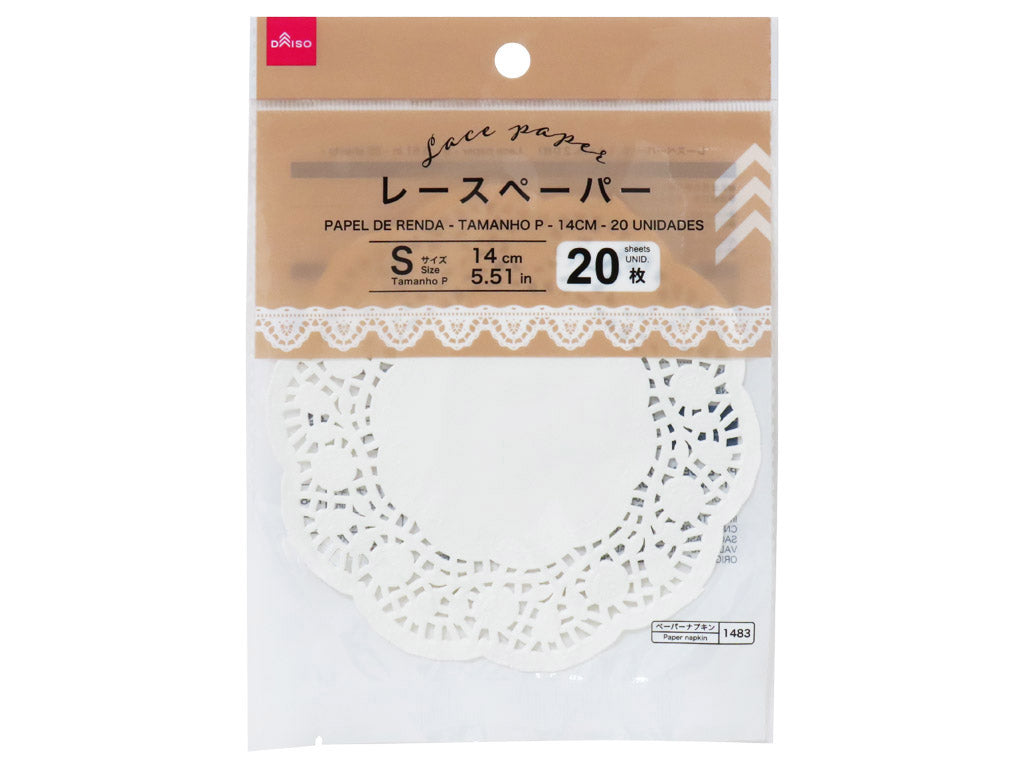 レースペーパー（Ｓ、２０枚） ダイソー(DAISO)