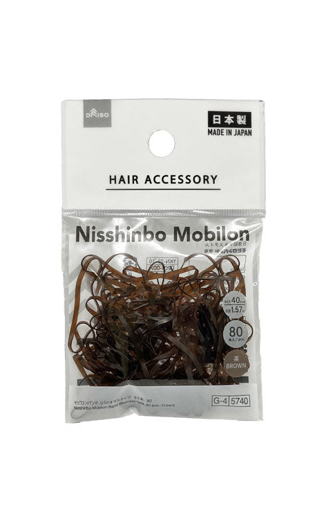 モビロンバンド（バイオマスタイプ、８０本、茶） ダイソー(DAISO)