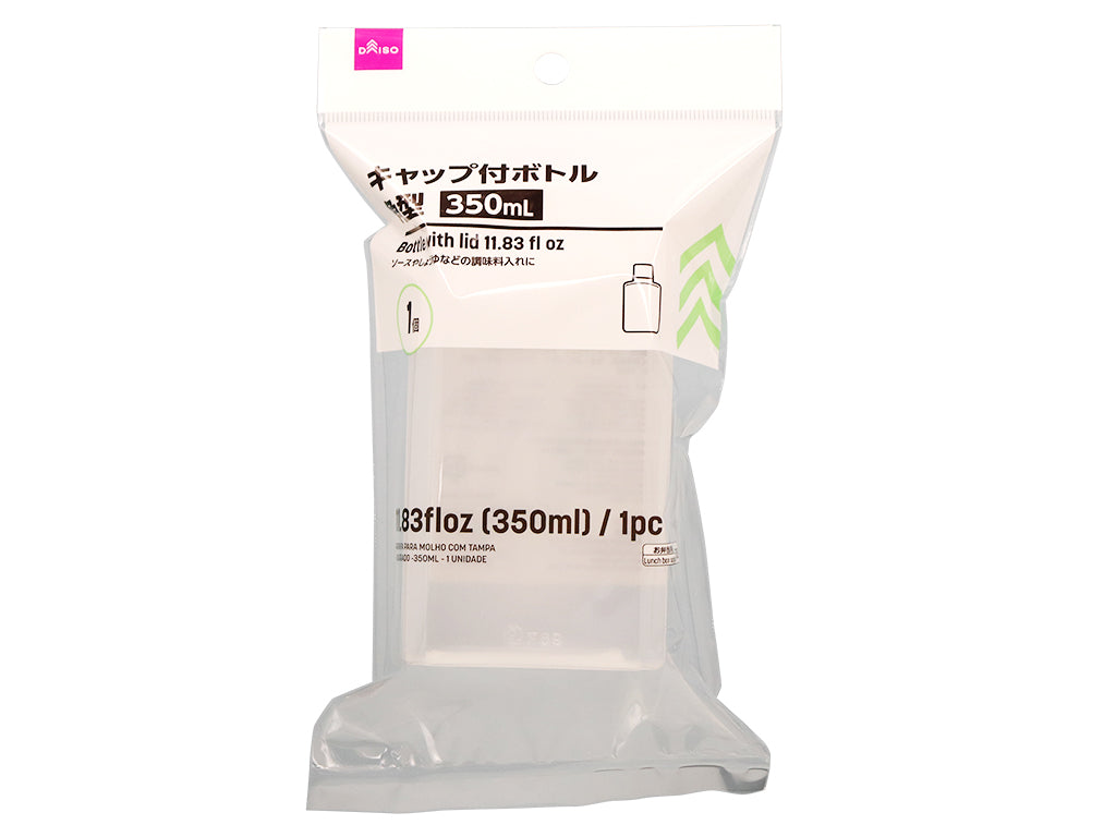 キャップ付ボトル（角型、１個） ダイソー(DAISO)