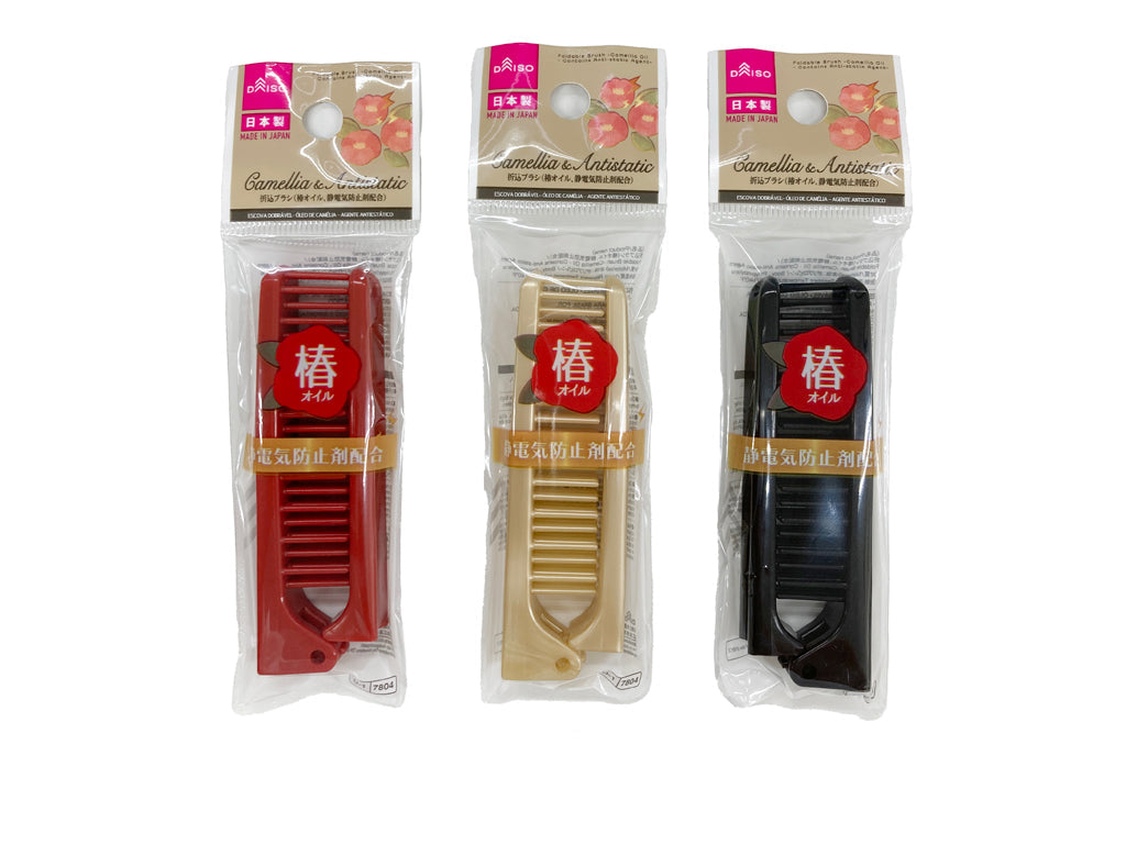 折込ブラシ（椿オイル、静電気防止剤配合） ダイソー(DAISO)