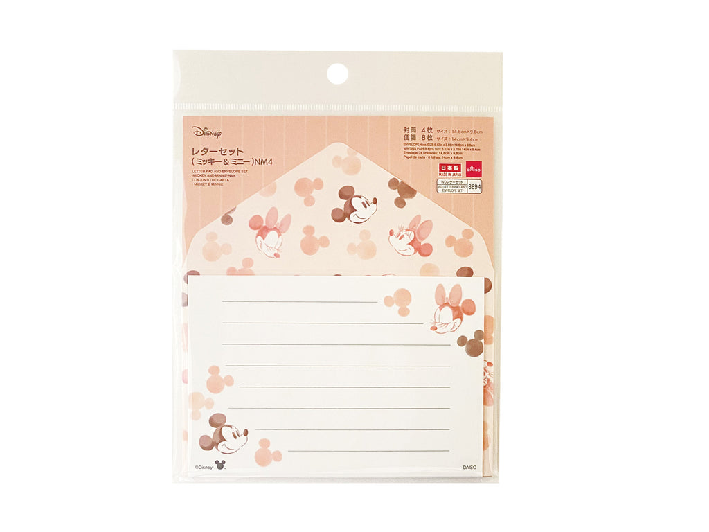 レターセット（ミッキー＆ミニー）ＮＭ４ ダイソー(DAISO)