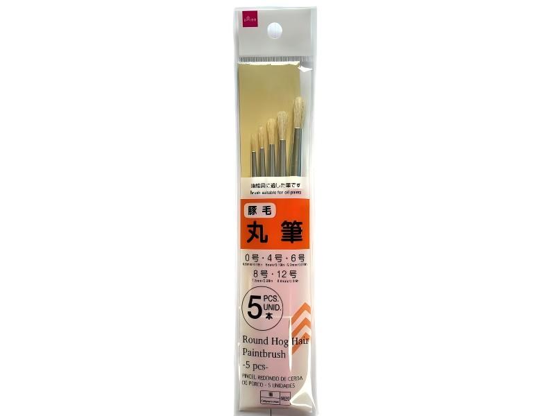 豚毛丸筆（５本） ダイソー(DAISO)