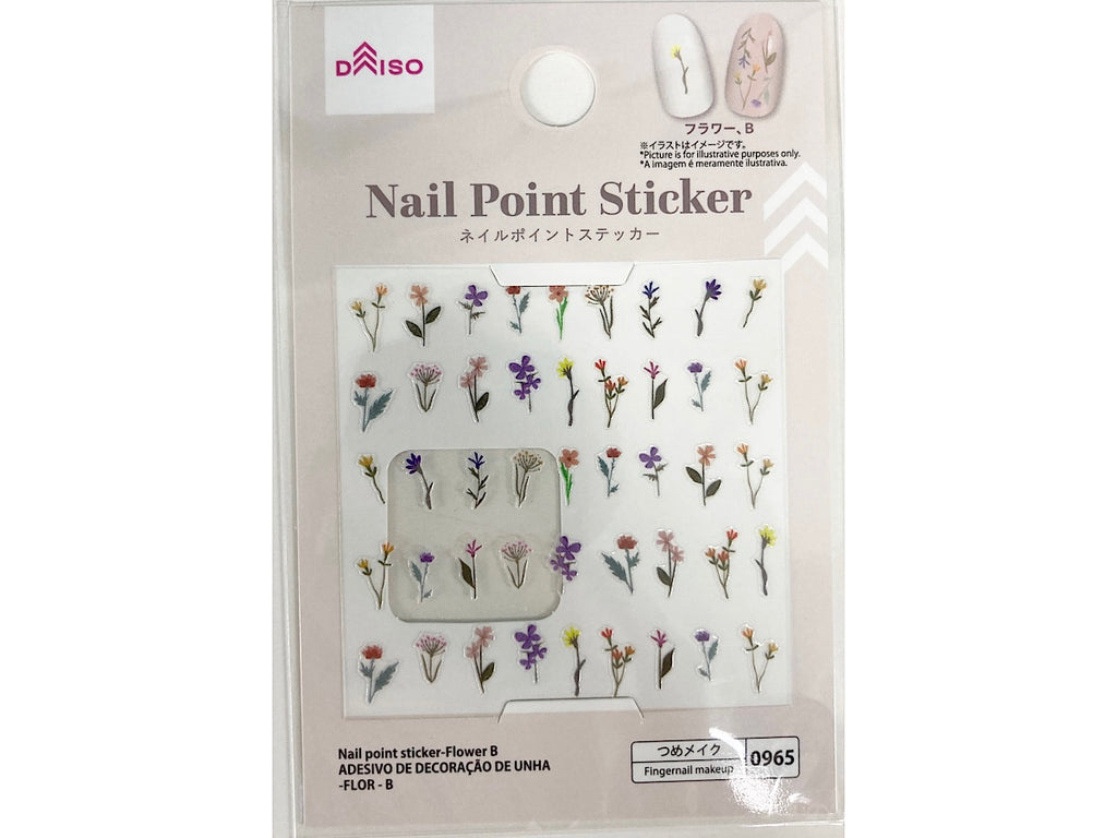 ネイルポイントシール（フラワー、Ｂ） ダイソー(DAISO)