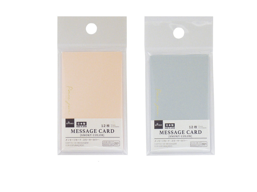メッセージカード（スモーキーカラー、１） ダイソー(DAISO)