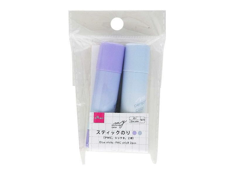 スティックのり（ＰＭＣ、シックＢ、２本） ダイソー(DAISO)