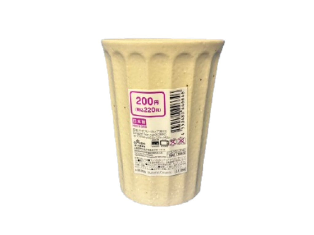 そぎフリーカップ（粉引） ダイソー(DAISO)